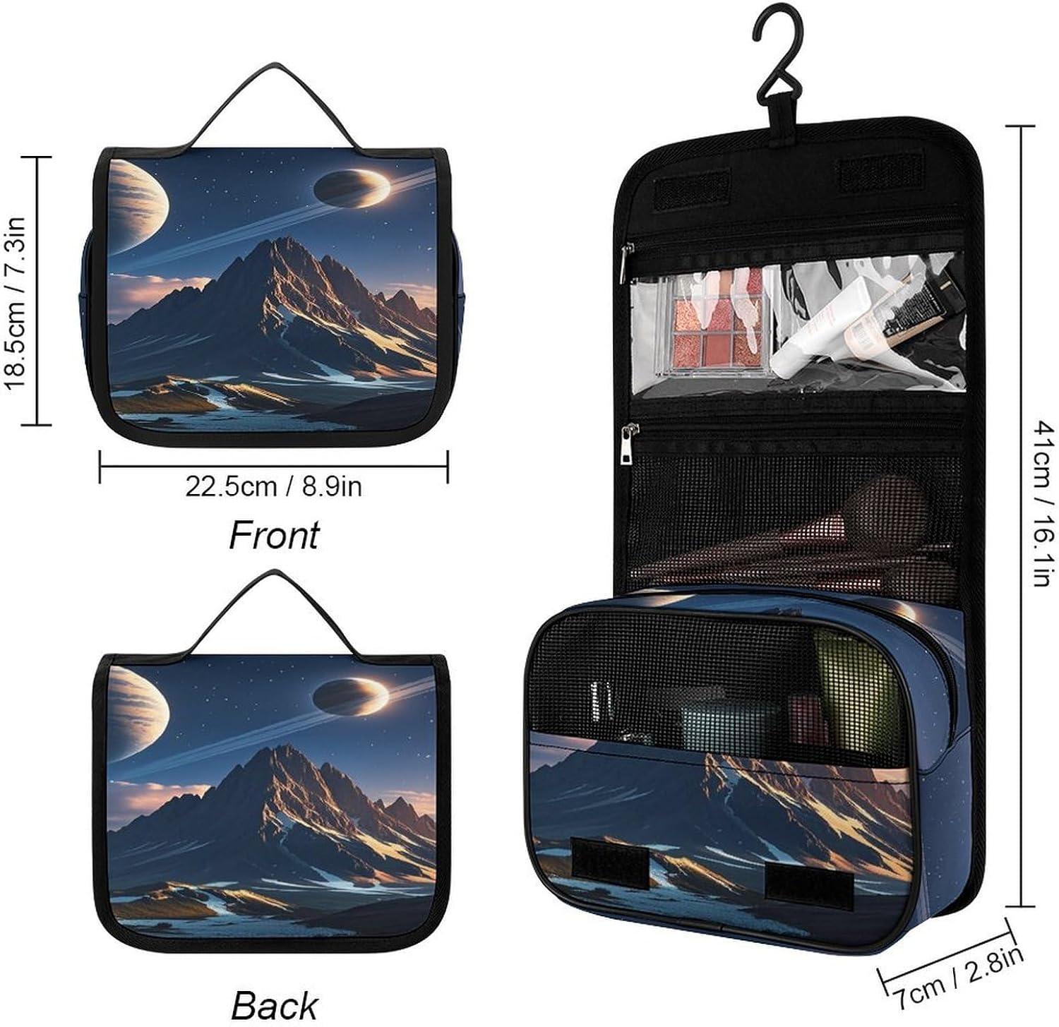 Very High Mountain Wash Bag Portable Makeup Pouch image 2
