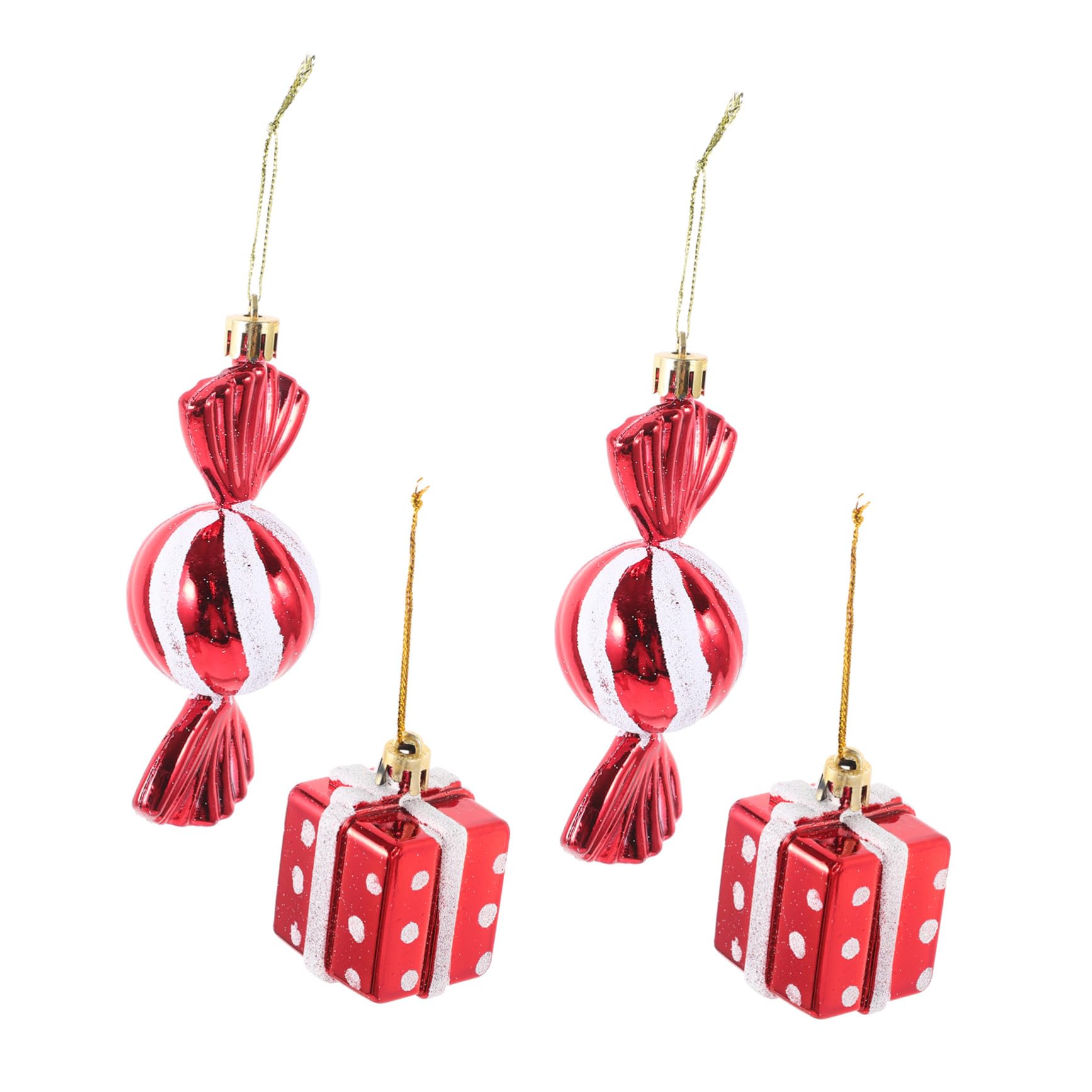 Gatuida 5 Pieds Décorations Noël Christmas Tree Xmas Tree Décoration De Noel Confiserie Noel Decoration Noel Decoration Fete Décoration Suspendue Pendentif Sapin De Noel Plastique 4pcs * 5