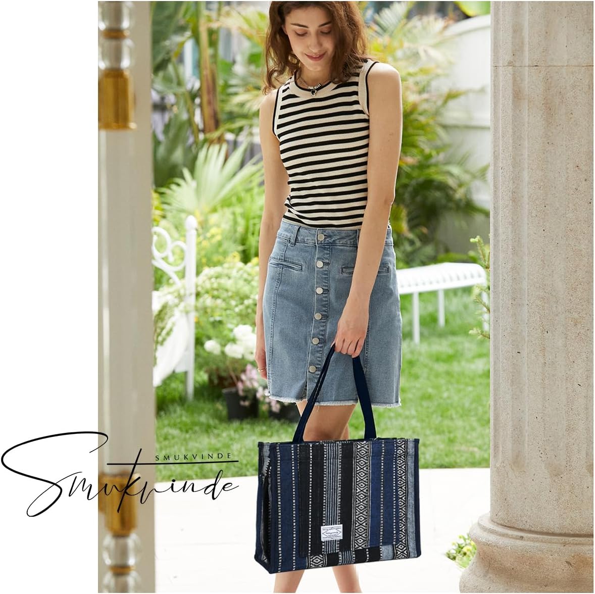 Valleycomfy Corduroy Tote Bag for Women Travel Crossbody Bag Purse Women Shoulder Bags Work Handbags Everyday Hobo Bag - Image 8