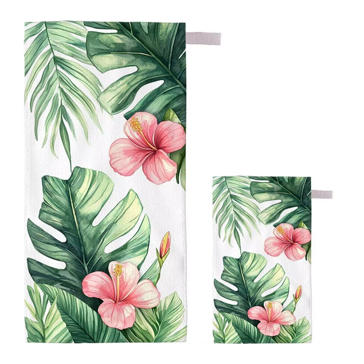 Toalla de Playa Grande 220x100cm/35x70cm, Juego de 2 Toalla Microfibra XXL de Antiarena, Toallas Playa Suave Ligera, Absorbente Secado Rápido, Beach Towel Viaje, Regalo Mujer Hombre (Sencillez) H-91