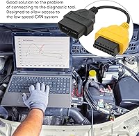 Vista 2 de Cable de diagnóstico OBD2, ABS OBD2 escáner Cable Conector de herramienta de escaneo Adaptador de herramienta de escaneo de acceso al sistema CAN
