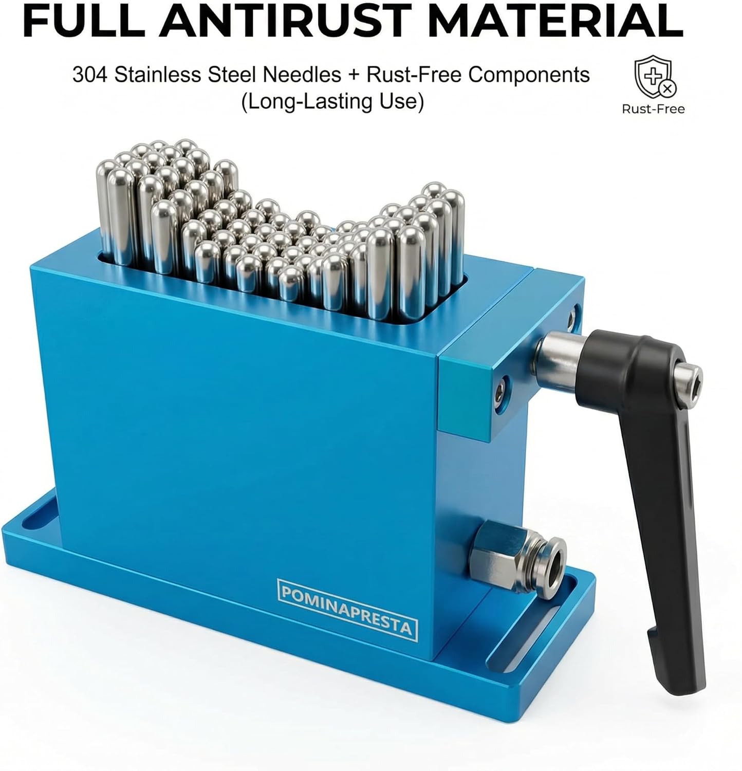 (1 PC) Flexible Fixture Universal Clamp for CNC Laser Marking, SUS Stainless Steel Claw Tooling with 30x79mm Clamping Area & 21mm Stroke, Heavy Duty Holding for Irregular Workpieces