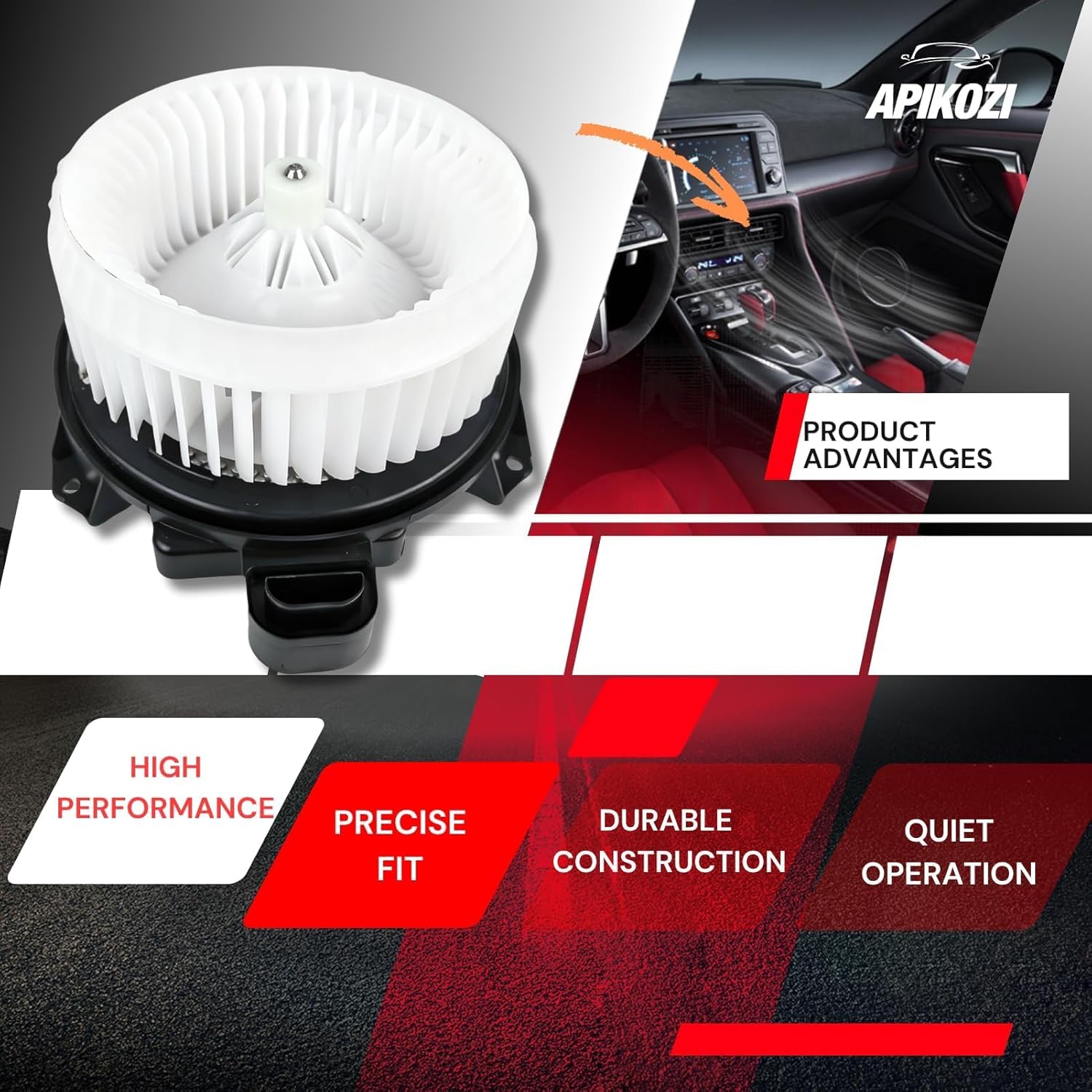 Front Blower Motor fit for 2007-2018 Toyota Tundra, Camry, 4Runner Highlander, Venza, Avalon; for 2007-2019 Lexus ES300h, ES350, GX460, RX350, RX450h. Replaces PM9351,700215