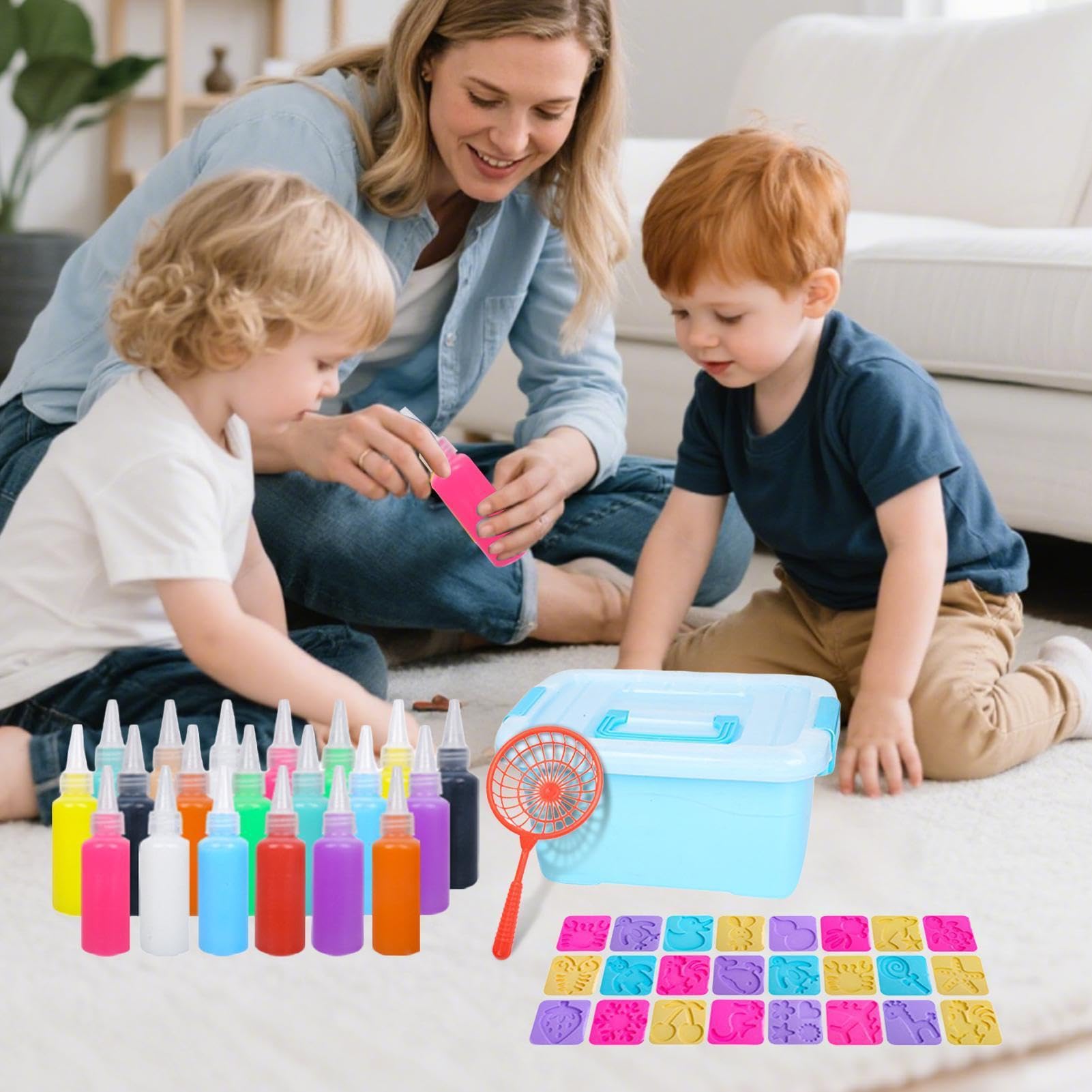 Generisch Water Fairy Kreativ-Set mit 12 Cartoon-Formen | Wassergel-Spielzeug für Geburtstag, Klassenzimmer, Schule, Zuhause, Kinder ab 3 Jahren, Mädchen und