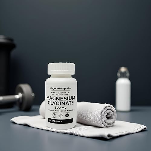 Miniatura 7 de Glicinato de magnesio 500 mg - 100 cápsulas  Forma quelada suave  Soporte muscular, nervioso y óseo  Suplemento dietético  GMP fabricado en los
