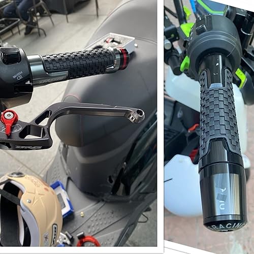 Miniatura 4 de Para Kawasaki para VERSYS 1000 2015-2022 motocicleta antideslizante manillar de goma de mano extremos de barra tapón de tapa de 78 pulgadas, 0.866in
