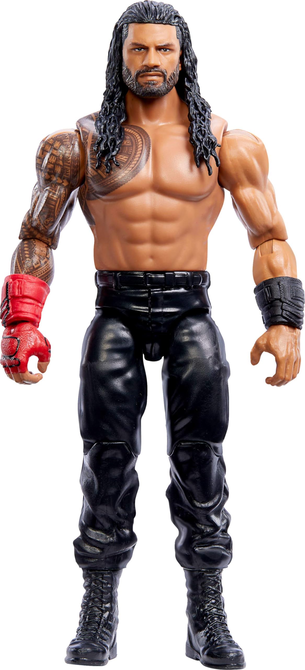 Mattel WWE Top Picks Action Figure, 6-inch Collectible Roman Reigns with 14 Articulation Points & Life-Like Look
