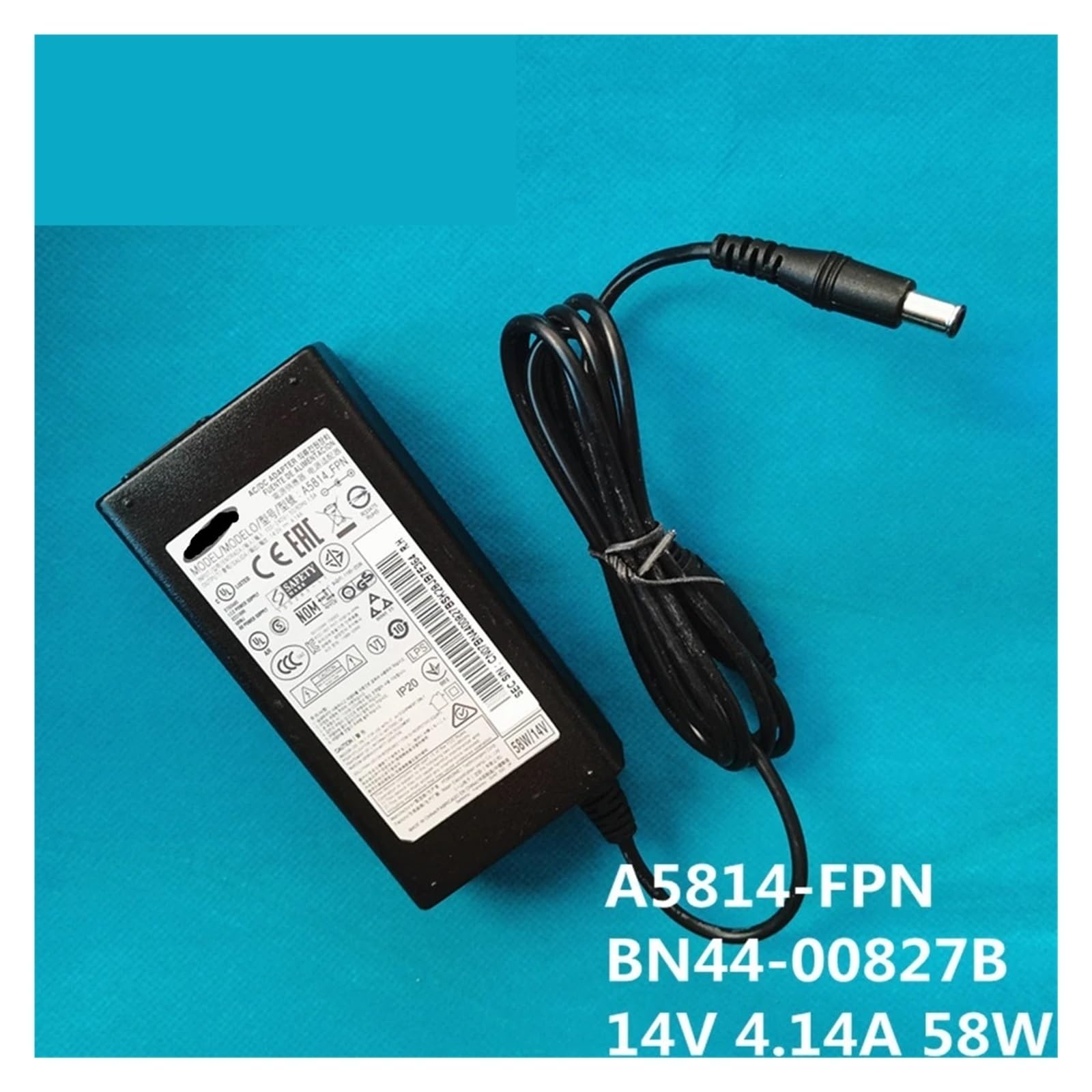 Cavo Di Conversione TV A5814-FPN BN44-00827B For Monitor Caricatore Adattatore CA/CC S24D360HL S24D390HL S24D391HL S24E390HL 14 V 4,14 A 58 W Assemblaggio Cavi