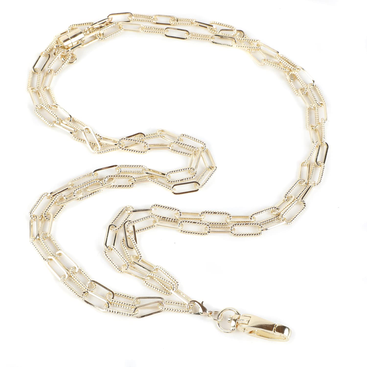 BooJee Beads Fashion Chain ID Badge Key Holder Necklace Lanyard for Teachers Office Workers Nurses