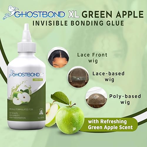 Miniatura 28 de GHOSTBOND - Adhesivo de repuesto para cabello XL, 5 onzas, pegamento invisible para peluca: control de humedad extra, resistente al agua y al