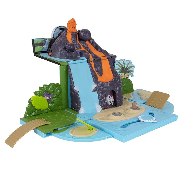 Foto 5 de 8 de Jazwares Pokémon Carry 'N' Go Volcano Playset con 4 incluidos 5.1 cm, Pikachu, Charmander, Bulbasaur…