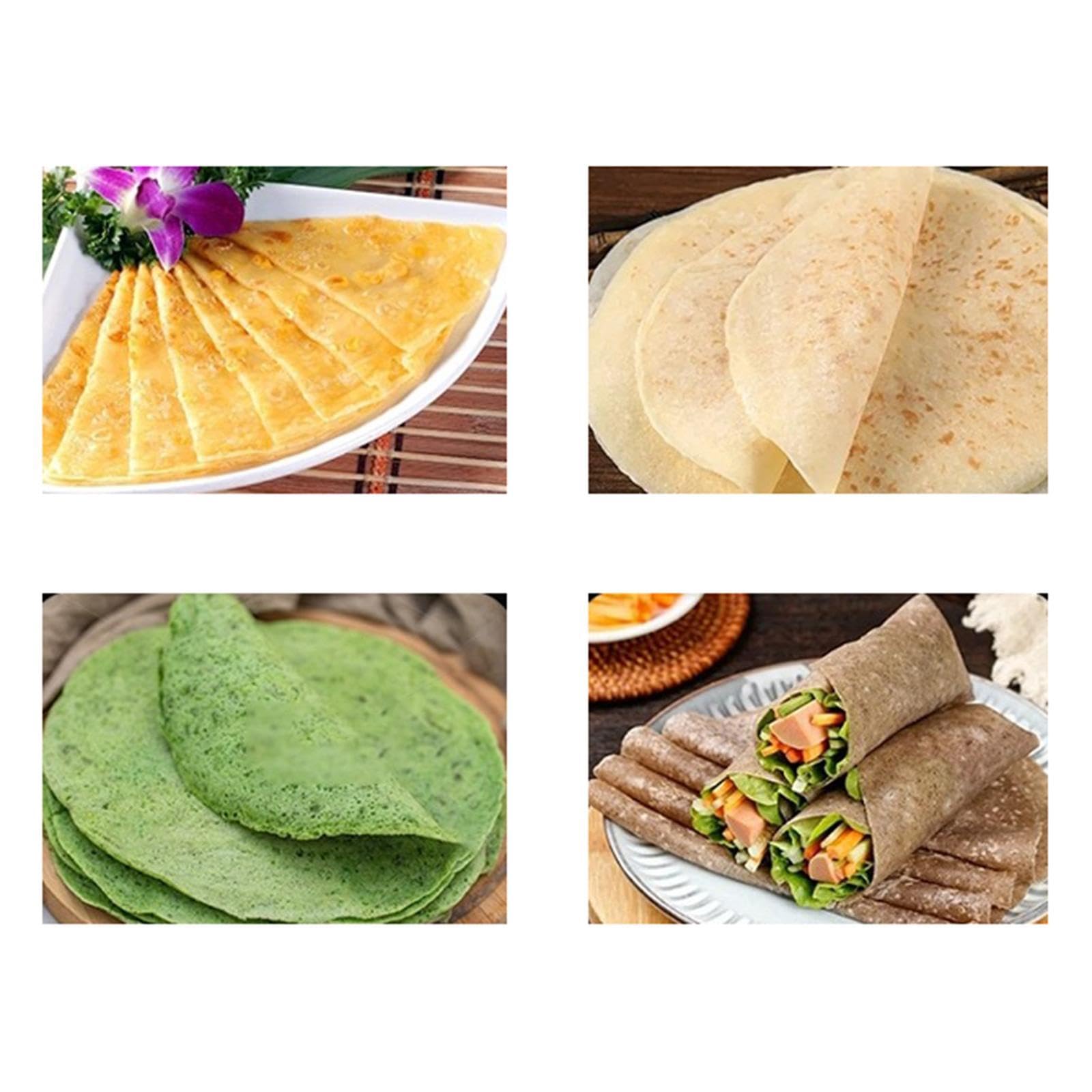 Ronyme Outil à Crêpes Multifonctionnel 4 Niveaux - Épandeur Rotatif Pliable en Acier Inox - Lissage Uniforme Pâte pour Crêpes et Galettes - Idéal pour Cuisiniers Amateurs et Chefs
