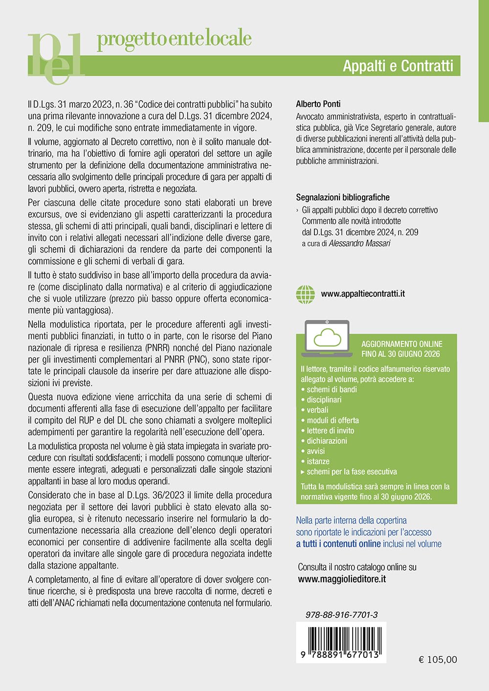 Il formulario degli appalti pubblici di lavori. dopo il Decreto correttivo (D.Lgs. 209/2024). Schede esplicative e flow-chart