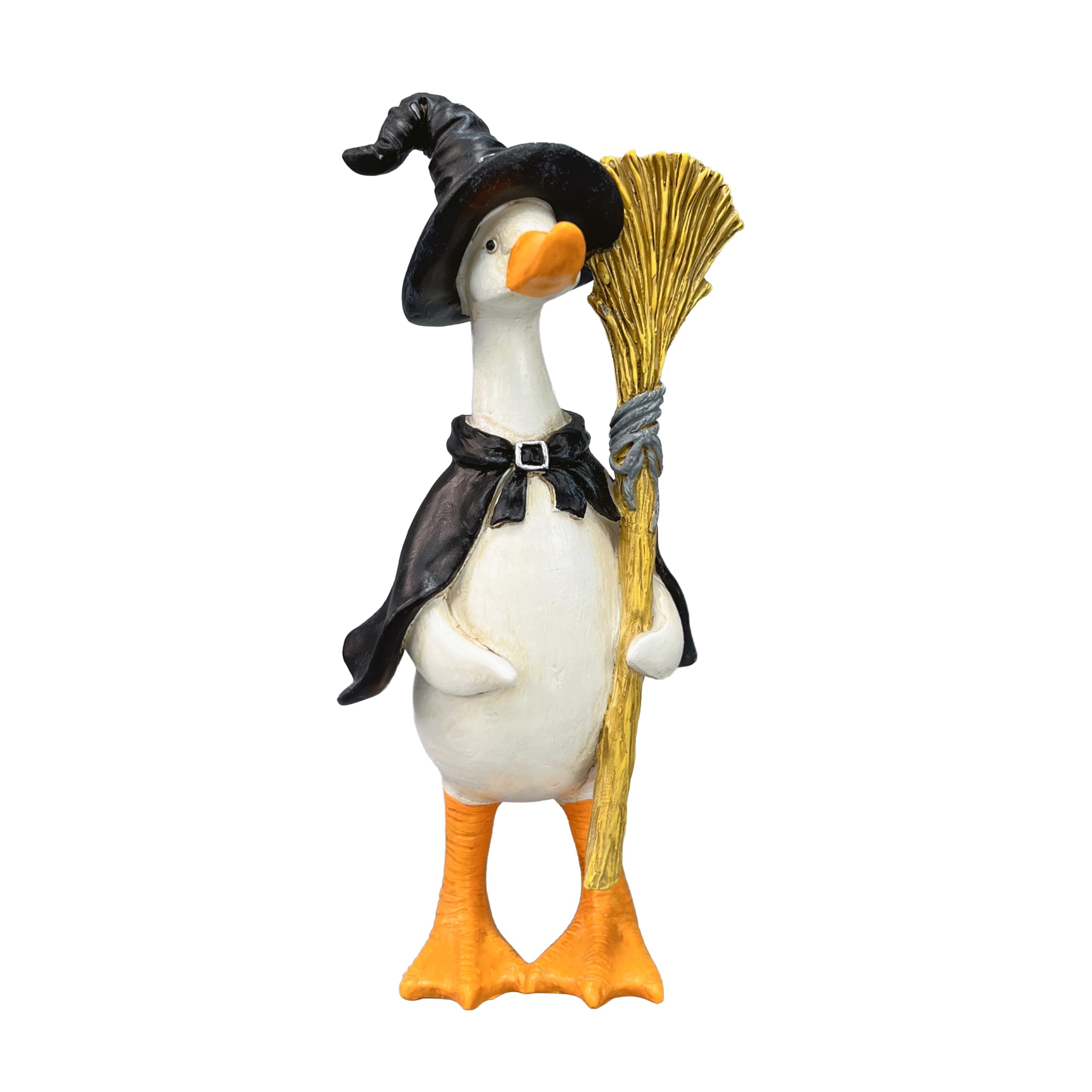 Ysxsblk Witch Halloween Resin Goose Statue