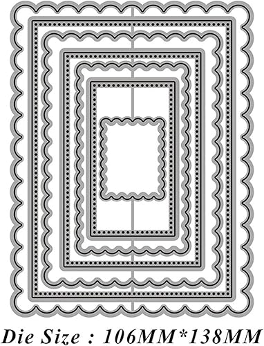 Miniatura 2 de Troqueles de corte de metal, plantilla de grabado en relieve, para álbumes de recortes, molde para hacer tarjetas, álbum de fotos, manualidades,