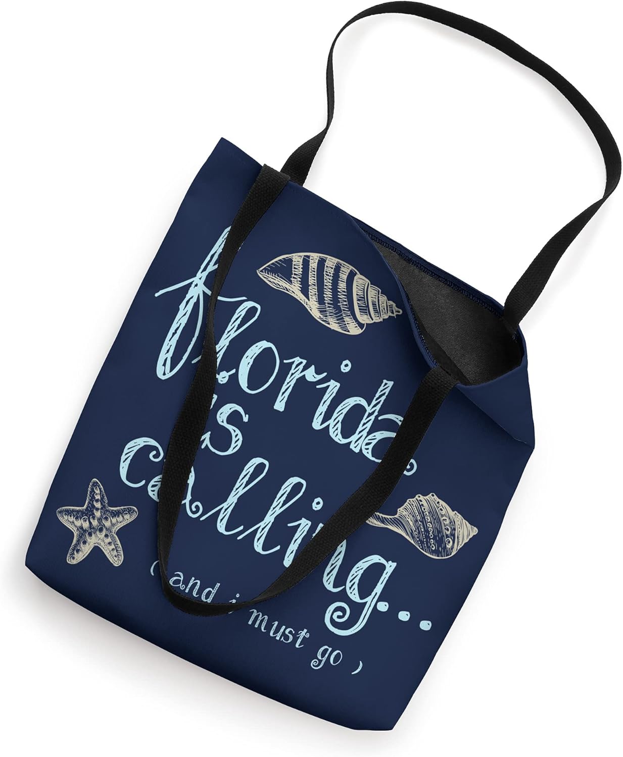 Cute Florida is Calling Shell Beach Tote Bag
