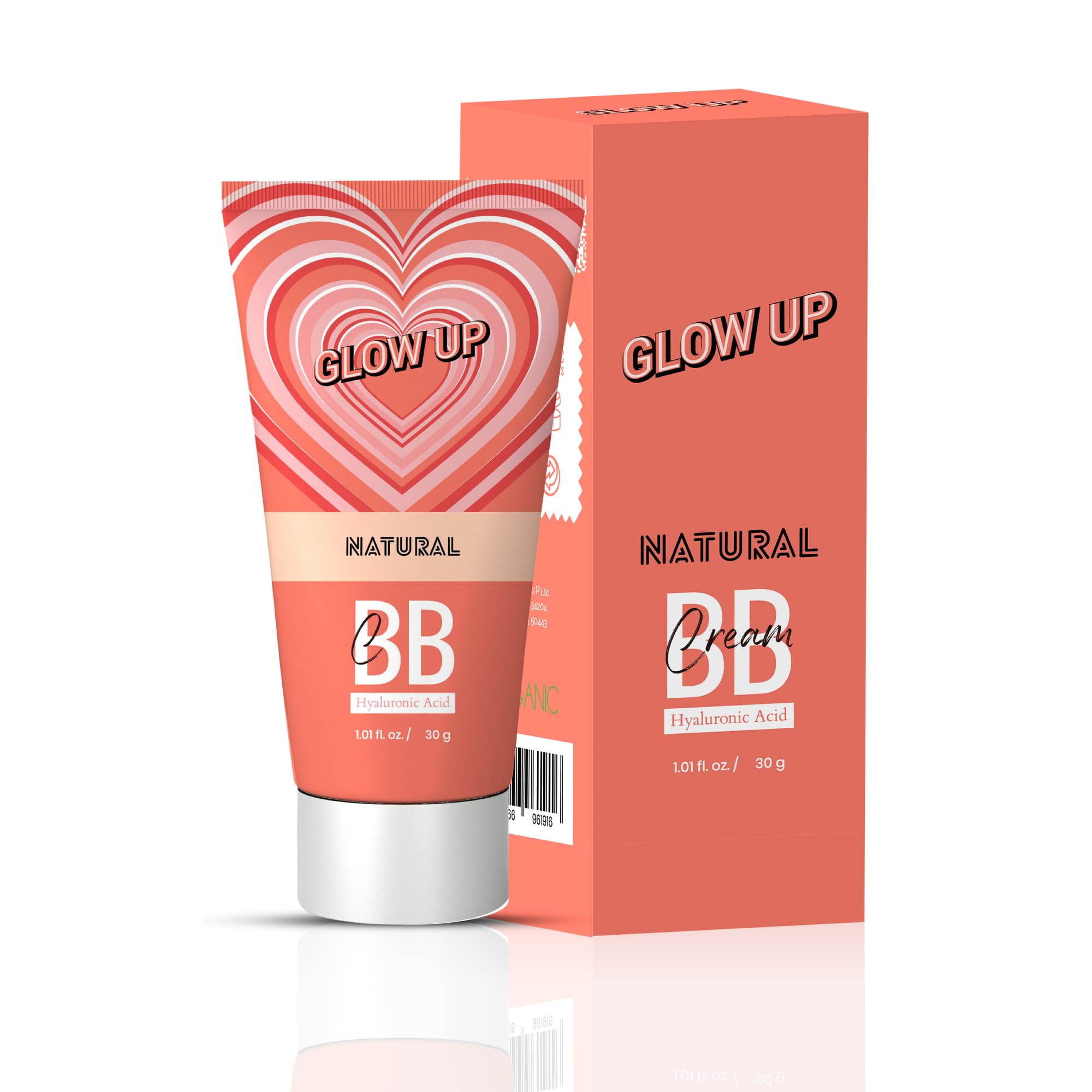 BB CREAM 30 G | NATURAL | With Hyluronic acid | Spf 15 | Instant Spot Coverage + Light Make-up Glow | For Men and Women-image-46