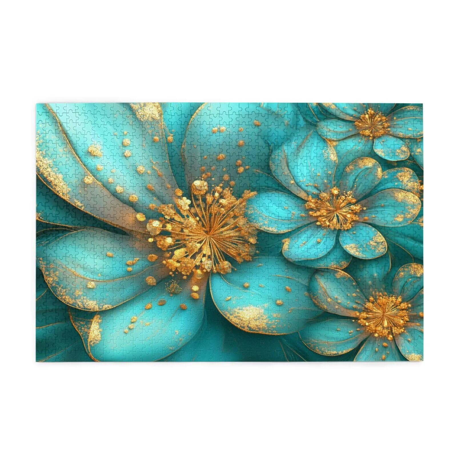Puzzle 2000 Teile, Puzzle Erwachsene, Holzpuzzle Blume Impossible Jigsaw, Clevere Rätsel, HD Farbe Jigsaw mit Geschenkbox Verpackung for Room Decor, Geschenke für Frauen Traum 100x70cm p-1436