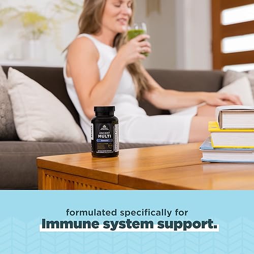 Miniatura 5 de Multivitamínico para el apoyo inmunológico de Ancient Nutrition inmune 21 vitaminas y minerales con vitamina D y C cúrcuma apoya la inmunidad el