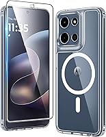 Vista 184 de FNTCASE Funda magnética para iPhone 12, grado militar, protección contra caídas, antiamarilleamiento, duradera, resistente y parachoques a prueba