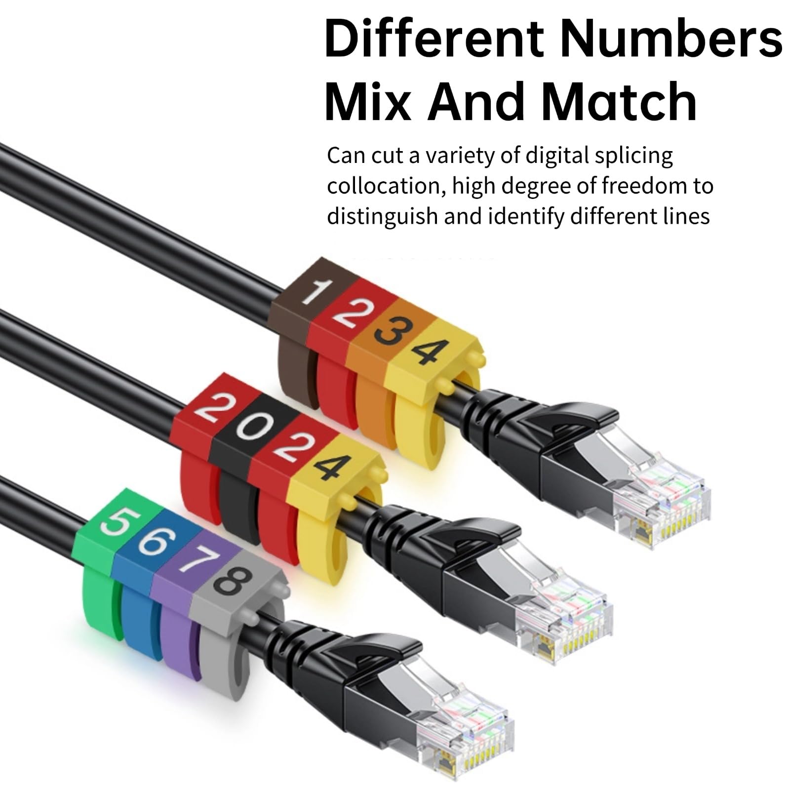 Snapklik.com : Walfront Digital Number Tube Wire Number Label Tube ...