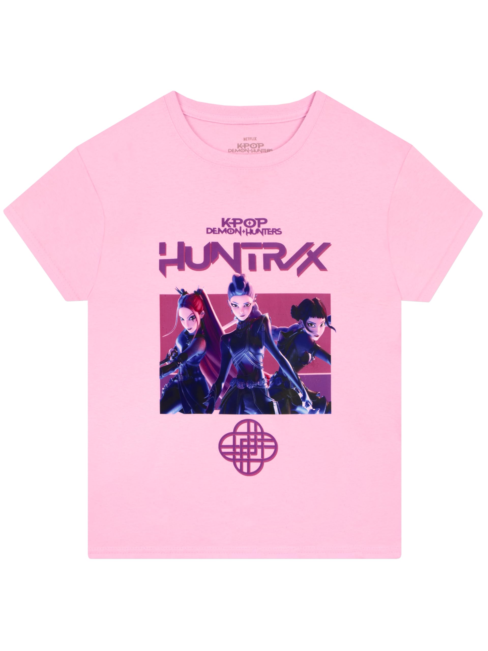 KPop Demon Hunters T-Shirt Enfant, Huntrix T Shirt Fille, Kpop Vetement Fille, Chemise Ete Filles A Manches Courtes