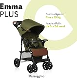 LIONELO Emma Plus Lightweight Foldable Pushchair 6-36 Months - 2