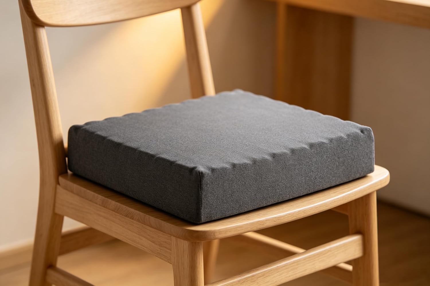 Keyboard Ventilation Seat Cushion with Innovation Heat Dissipation Design-90 Independent Memory Foam Cells with High Dense Polyfoam Base-Chair Pad+Extra Waterproof Anti-Slip Cover