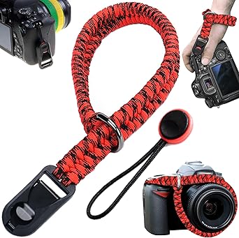 Dtoterul Dragonne Pour Appareil Photo Avec Boucle Rapide, Sangle De Poignet Réglable Pour
