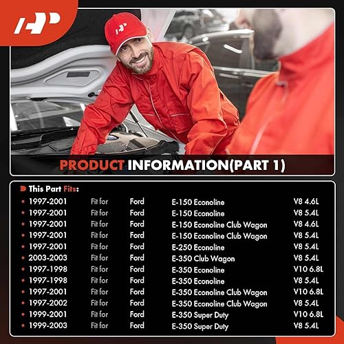 Miniatura 2 de A-Premium Compresor de aire acondicionado con embrague compatible con Ford F-150, Expedition, E-150 Econoline, E-250 Econoline, E-350 Econoline,