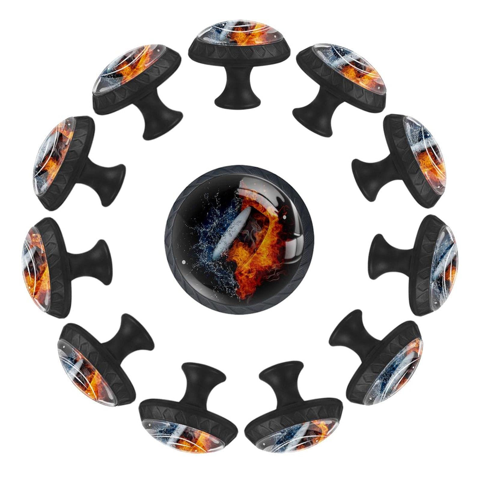 Boutons de meuble hockey 35mm ronds à prise facile pour tiroir de commode et crèche