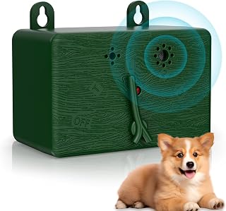 Anti Bell Gerät Hunde, 3 Modi Antibell Ultraschall Gerät, 50 Fuß Stopp Hundebell Gerät, IPX4 Wasserdichtes Anti-Bell-Mittel für Hunde das Training Großer Kleiner Hunde im Freien Innenbereich Antibell