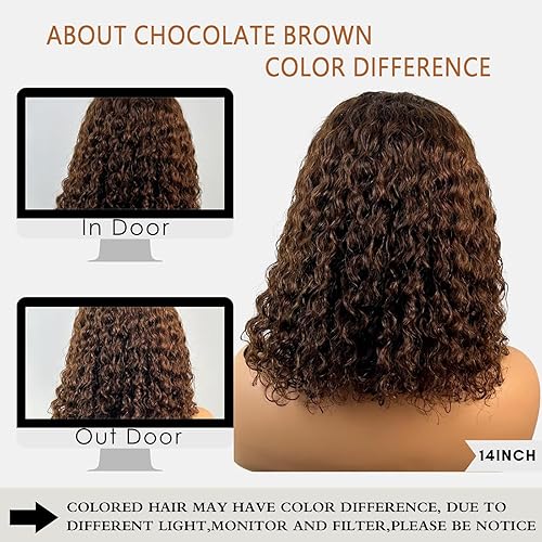 Miniatura 5 de Peluca de cabello humano sin pegamento, prearrancada con abuelitos, densidad del 180%, con encaje frontal, 16 pulgadas, color negro natural