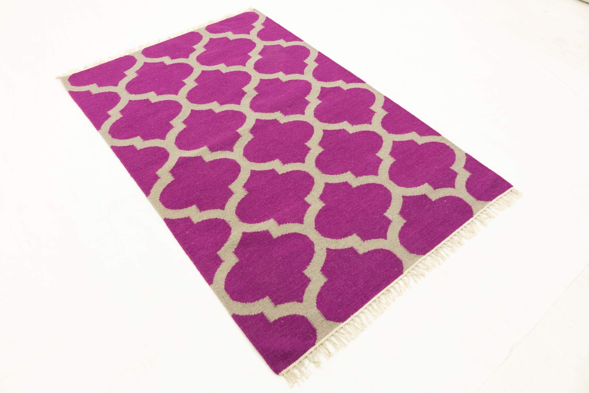 Kelim Tapis Moderne tissé à la Main pour Salon 100% Laine 240 x 170 cm