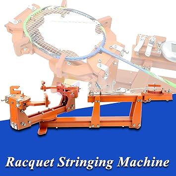 KEULEN Badminton Racket Threading Machine, Winch Type Personal Stringing Tools with Electronic Weighing Device, Winch Type Personal DIY Badminton Racket, for Badminton Racket, Racquet, Tennis Racket
