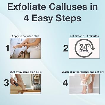 BCL Spa Natural Remedy Critical Repair Callus Remover Gel foot care of women