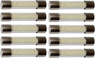 Aerzetix - 10 fusibili in vetro lento ritardato temporizzato 6.3x32mm 220V 250V 16A .