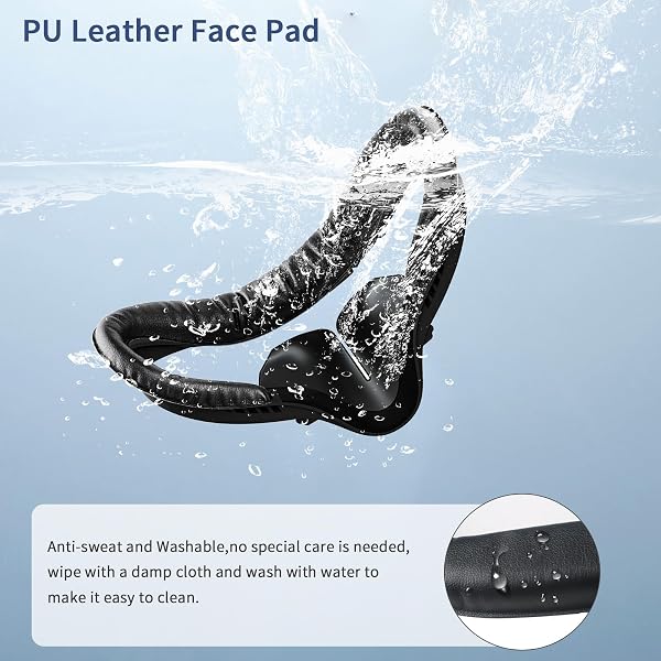 Face Cover Pad de Confort pour Les Accessoires Quest 2, Interface Faciale Respirant et Résistant à la Transpiration et Coussinet de Masque, Compatible avec Méta Quête 2 - 2