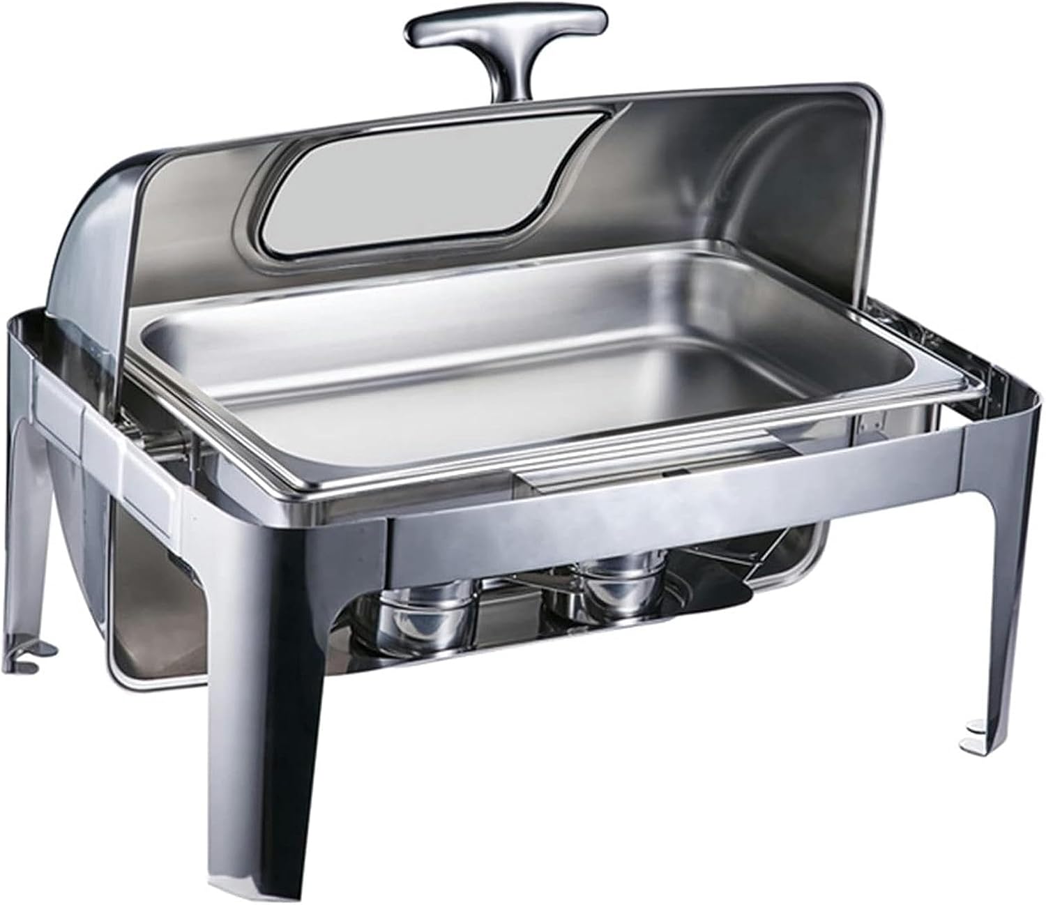 Stainless Steel Buffet Hot Plate - Buffet Rs And Heaters. Hot Pot Buffet Set, Stainless Steel Buffet Hot Pot With Glass Lid Food Warmer Catering,Standard. - Double-9L,Visual Standard. Single