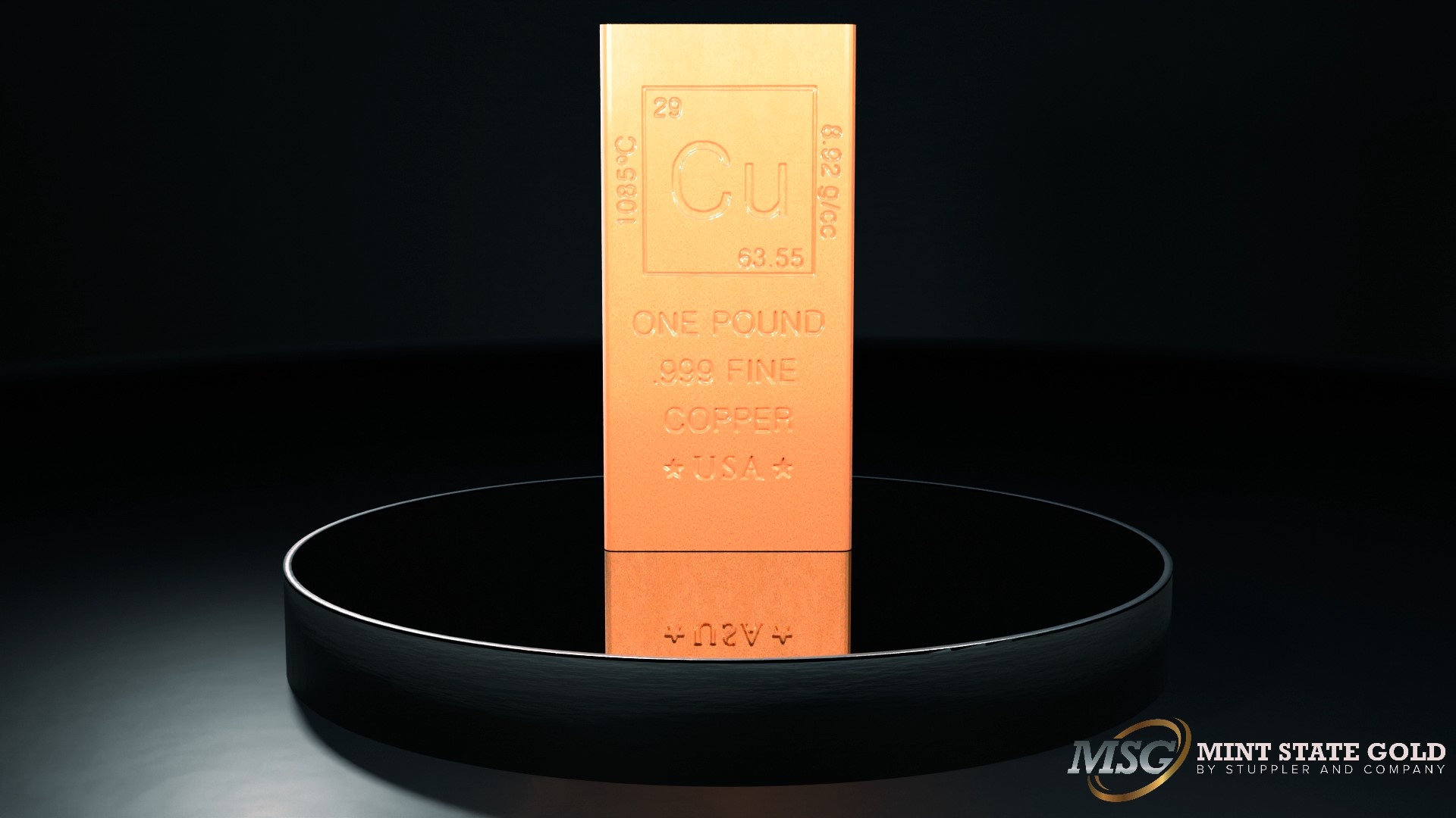Amazon.com: 1 lb Copper Bar (Flat Style) .999 Pure Bullion with