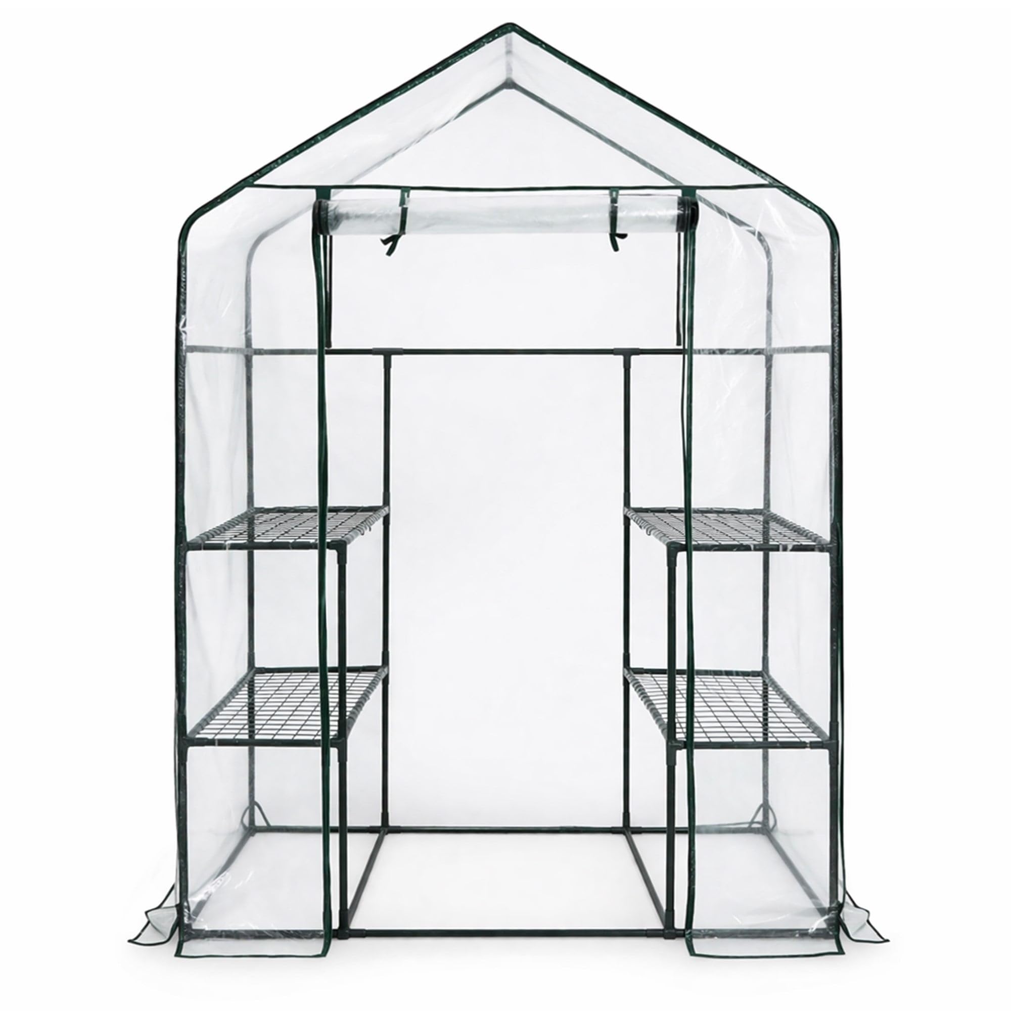 Oypla Replacement Spare PVC Cover for 3-Tier 4 Shelf Mini Walk-in Growhouse Garden Greenhouse