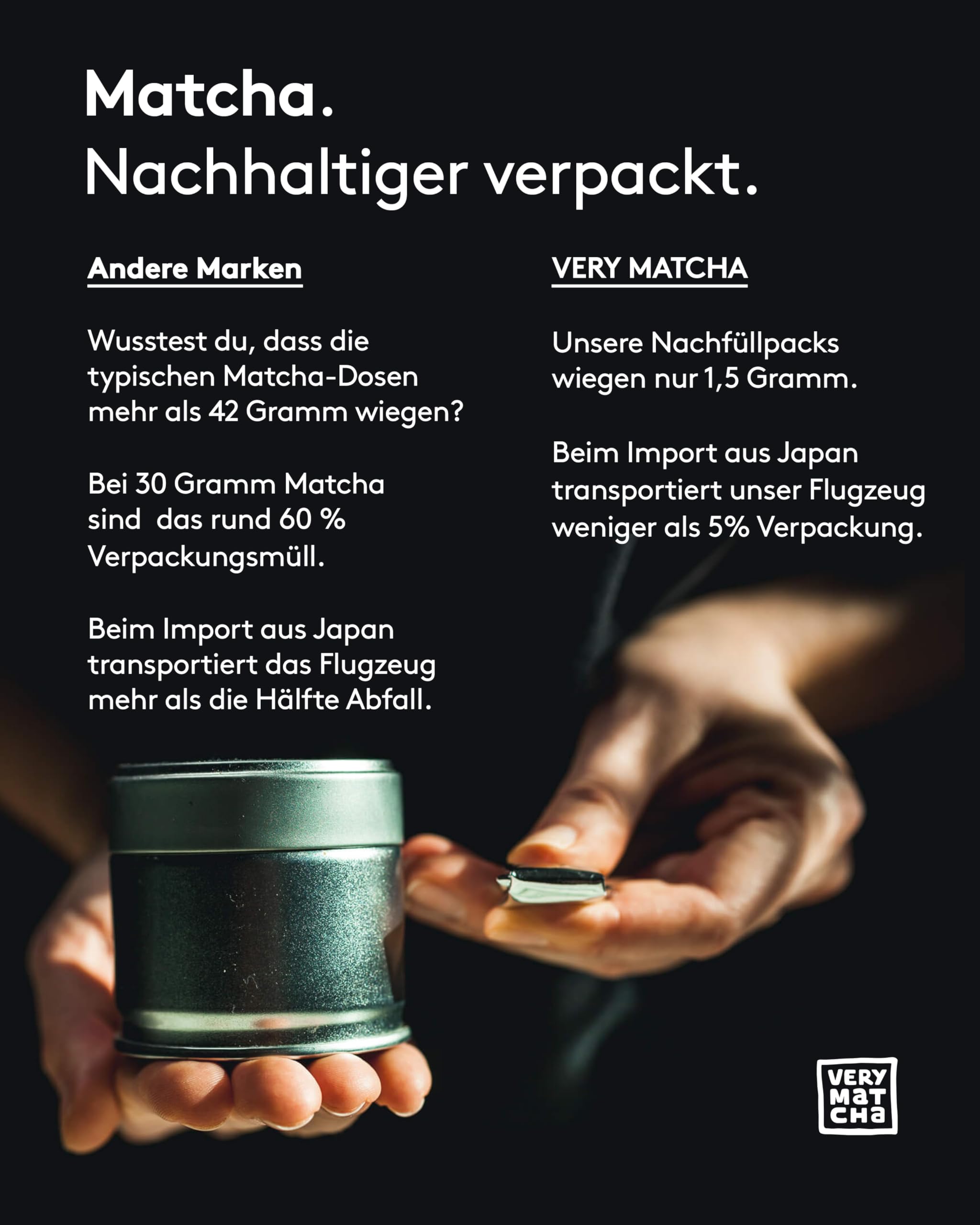 Very Matcha Ceremony Bio-Matcha 30g im Violettglas | Ceremonial Grade aus Japan | Okumidori Cultivar | Erste Ernte, 28 Tage beschattet | aus Tencha in Granitmühlen | für Teezeremonie & puren Genuss