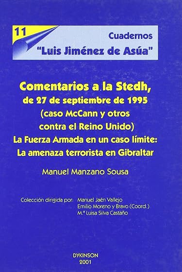 Comentarios a la Stedm de 27 de Septiembre de 1995 Caso Mccann y Otros