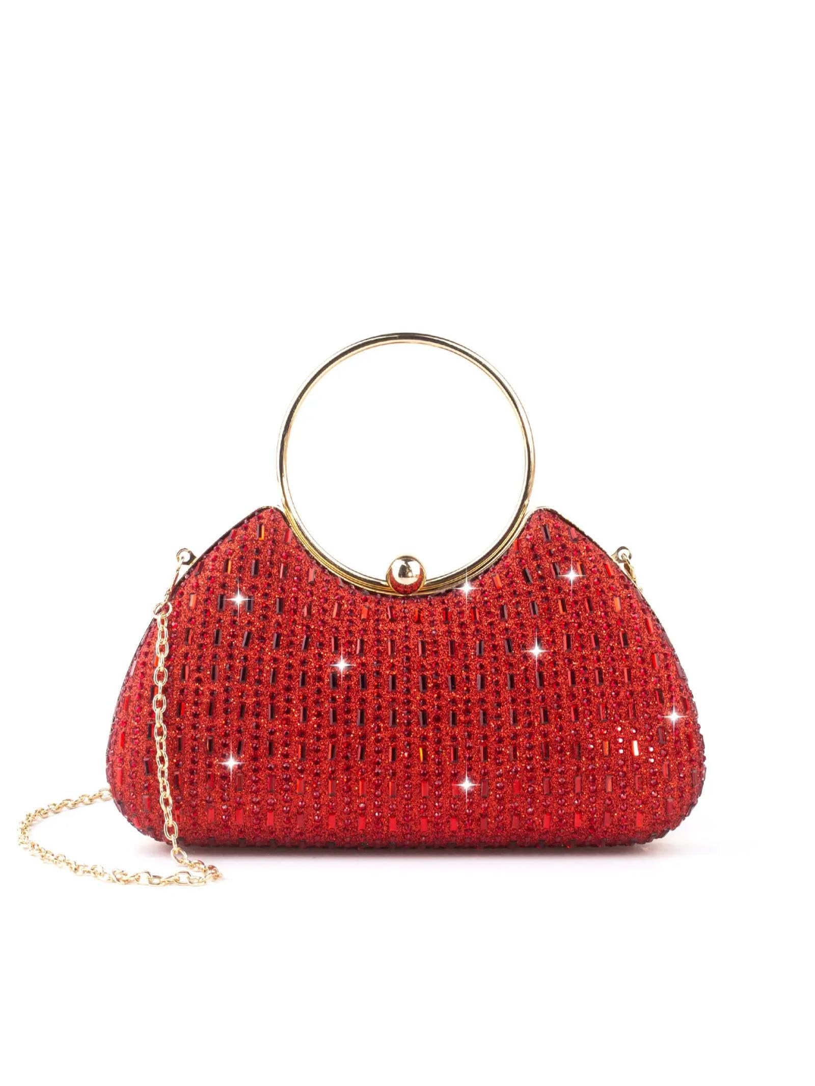 Abendtasche Damen Clutch Handtasche Glänzende Frauen Abend Taschen Frauen Satchels Crossbody-Tasche Urlaub