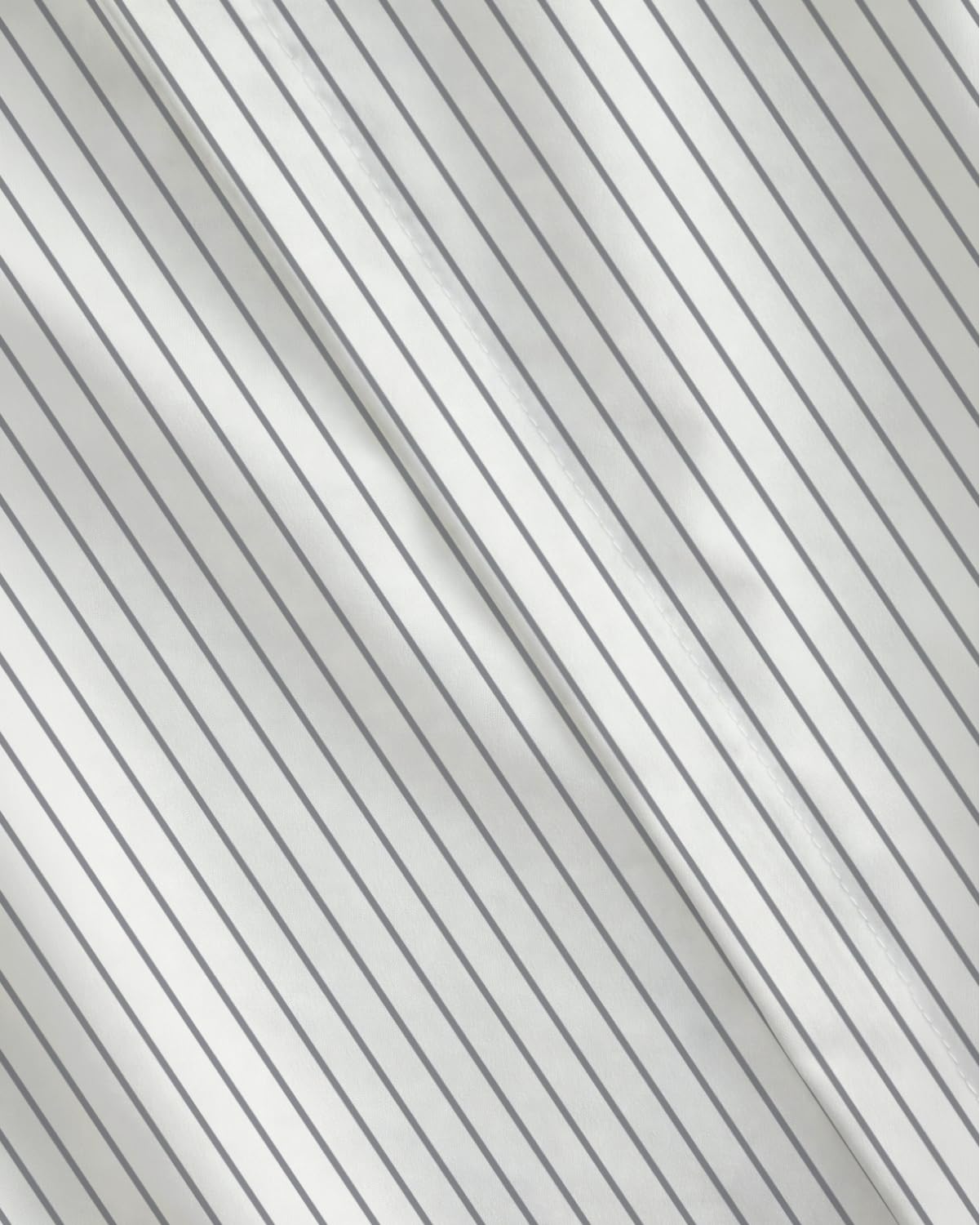 Duvet Cover King Size - Stripe Duvet Cover - 3 Piece - Grey Stripe