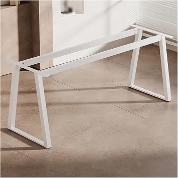 Metal Table Legs For Desk,Dining Office Table Legs,Heavy Duty Square Tube Iron,DIY Furniture Table Legs,Steel Bench Legs,For Dining And Coffee Table,Computer Desk,Workbench,Meeting Room Table  Color