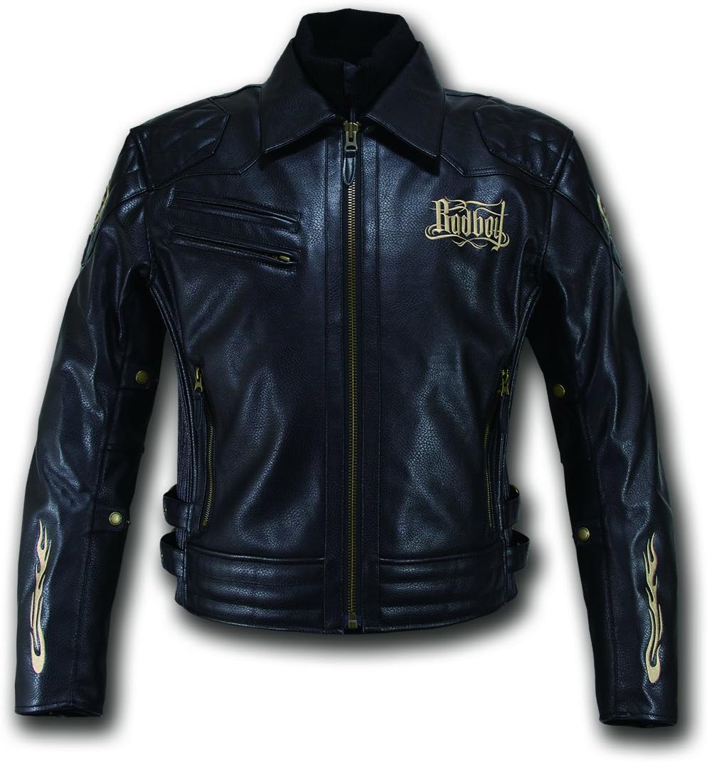 バッドボーイ] フェイクレザージャケット BLACK/GOLD LW B14113W Nexx