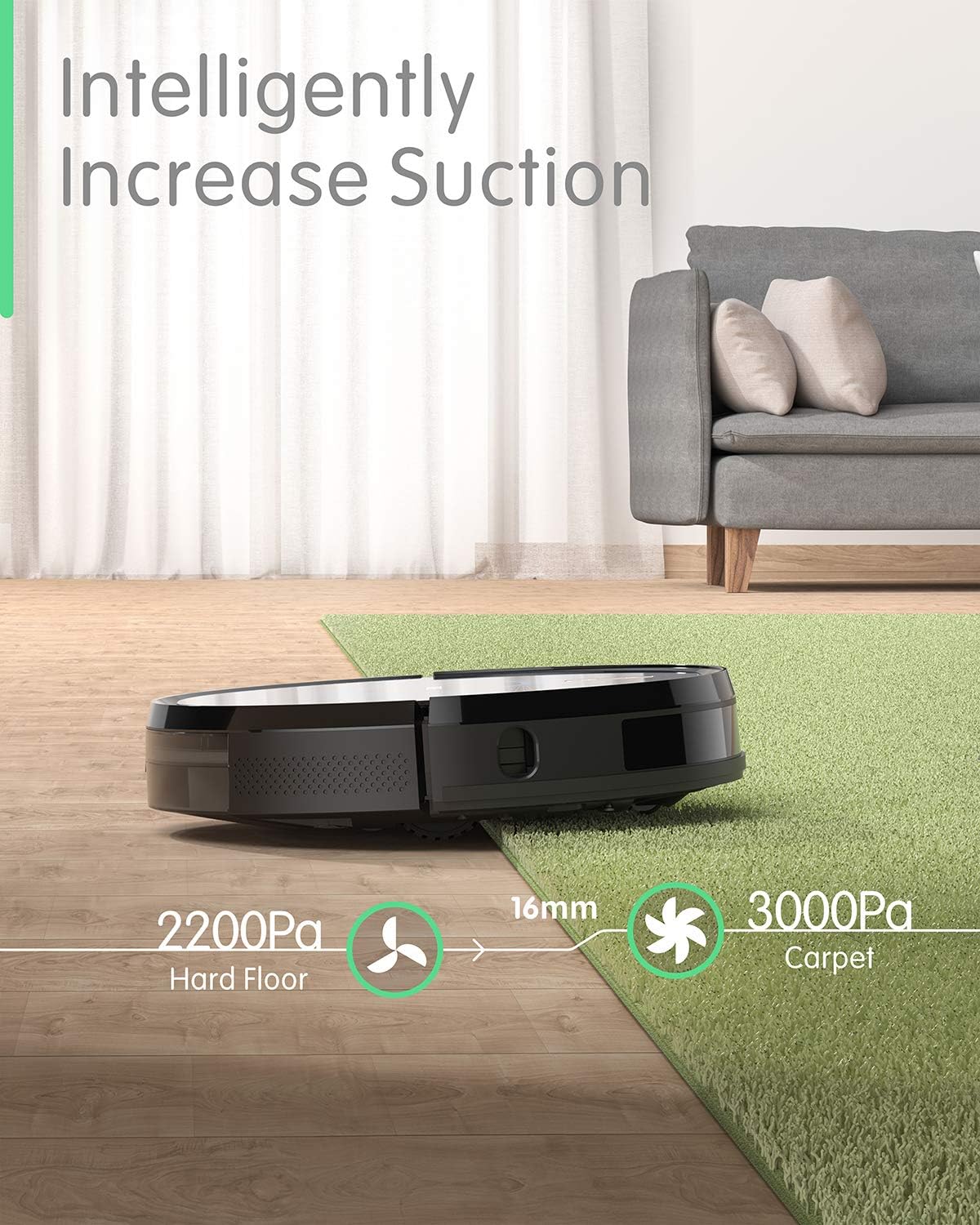 Free Shipping Offer ZOOZEE Z50 Robot Vacuum Cleaner with 3000Pa Max Suction Power, Vacuum and Mop 2-in-1,5200mAh Super Battery Life,Quiet and Self-Charging, Pet and Carpet Friendly Robtic Vacuum, Works with Siri Alexa 🔥 Cashback up to 70% ZOOZEE Z50 Robot Vacuum Cleaner with 3000Pa Max Suction Power, Vacuum and Mop 2-in-1,5200mAh Super Battery Life,Quiet and Self-Charging, Pet and Carpet Friendly Robtic Vacuum, Works with Siri Alexa