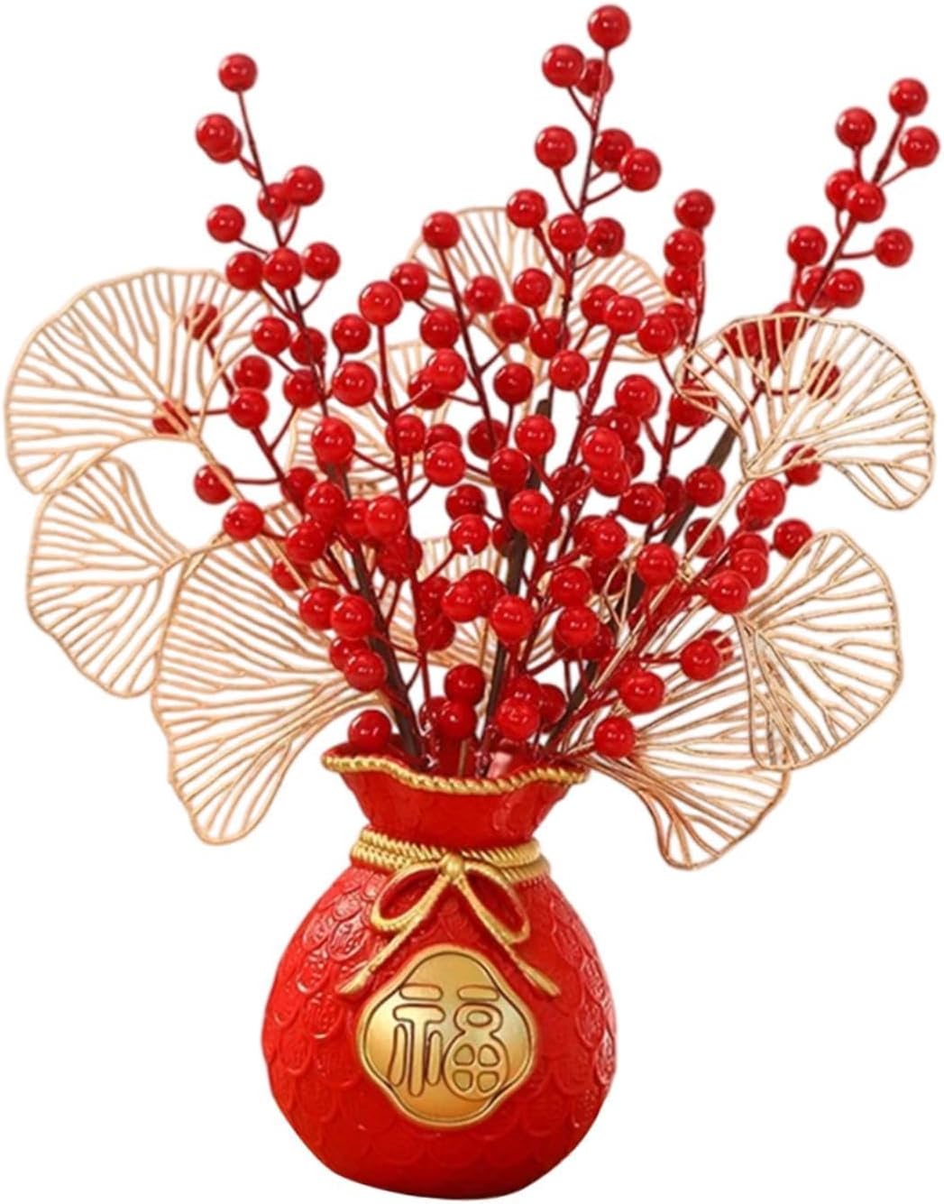 中国の旧正月のお祝いのための造花のバケツ, スタイルB