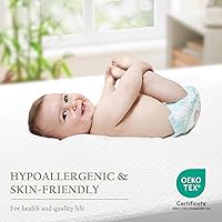 Vista 2 de Protector de colchón 100 % impermeable tamaño Queen, funda de colchón de bambú y rayón transpirable con bolsillo de 8 a 21 pulgadas de profundidad